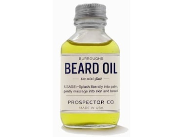 Prospector Co Beard Oil 1oz Mini Flask by Burroughs