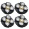 TGSBHIO Shaver Replacement Heads Compatible with Microtouch Titanium Head Shaver for Bald Men 4 Pack