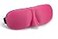 Deluxe Comfort Blink Safe 3D Protective Eye Sleep Mask LightWeight Adjustable Strap Breathable Polyester Sleeping Mask Pink