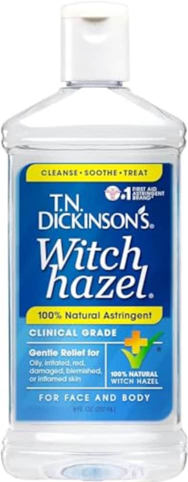 Dickinson's Dickinsons Witch Hazel All Natural Astringent 8 oz Pack of 4