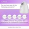 Spa Sciences CIRRA Nano Ionic Facial Steamer with UVC Sanitizing Protection Aromatherapy Function Detox Pores and Boost Circulation Includes an Essential Oil Basket
