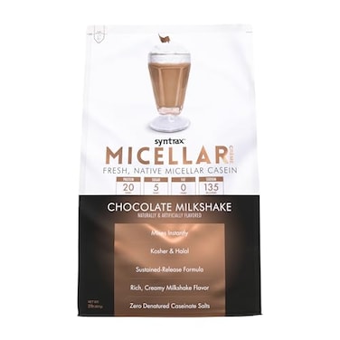 Syntrax Nutrition Micellar Creme Fresh Native Micellar Casein Chocolate Milkshake 2 lb