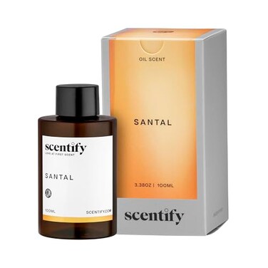 Scentify Santal Aroma Oil Refill Scent for Oil Diffusers Iris Amber Sandalwood Cedar Scents Luxurious Relaxing Aromatherapy Diffuser Fragrance 100ml 338 oz