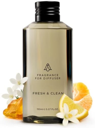 AromaPlan Scents Clean Smelling Essential Oils Fresh Clean 5 Fl Oz 148mlFresh Scent Essential Oil for Diffuser USA Fragrance Bigger Bottle Bolder Aroma Longer Lasting