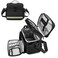 Be-Better Black Double Layer First Aid Bag Medical Bag Empty Emergency First Responder Organizer for NursesHome Health Care EMT