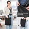 Hoomtree Urine Drainage Bag Holder Catheter Bag Covers with Zipper Pipe Sleeve Adjustable Strap Soft Diving Fabric Easy Access Secure Discreet for Urostomy Foley Catheter UsersBlack