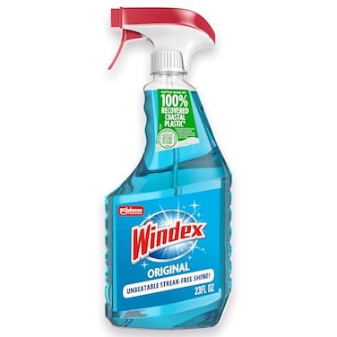 Windex Glass and Window Cleaner Spray Bottle Packaging Designed to Prevent Leakage and Breaking Surface Cleaning Spray Original Blue Scent 23 Fl Oz