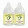 Rebel Green Organic Laundry Detergent Natural Laundry Soap Liquid Laundry Detergent with Dispenser Cup Gentle Laundry Detergent Fresh Peppermint Lemon Scent 68 Load Bottles 2 Pack
