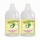Rebel Green Organic Laundry Detergent Natural Laundry Soap Liquid Laundry Detergent with Dispenser Cup Gentle Laundry Detergent Fresh Peppermint Lemon Scent 68 Load Bottles 2 Pack