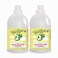 Rebel Green Organic Laundry Detergent Natural Laundry Soap Liquid Laundry Detergent with Dispenser Cup Gentle Laundry Detergent Fresh Peppermint Lemon Scent 68 Load Bottles 2 Pack