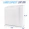 Simplation Magnetic Lint Bin for Laundry Room Storage Lint Holder Bin Plastic Lint Trash Can for Laundry Room