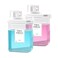 HONGYA ART DIY 2 Pack Laundry Detergent Dispenser 61oz Detergent Dispenser Refluxable Laundry Detergent Container Plastic Liquid Laundry Detergent Dispenser for Laundry Room Organization with 6 Labels