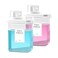 HONGYA ART DIY 2 Pack Laundry Detergent Dispenser 61oz Detergent Dispenser Refluxable Laundry Detergent Container Plastic Liquid Laundry Detergent Dispenser for Laundry Room Organization with 6 Labels