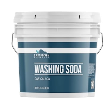 Earthborn Elements Washing Soda 1 Gallon Soda Ash Sodium Carbonate NonToxic Laundry Booster