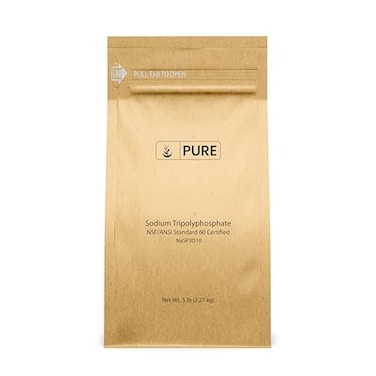 Pure Original Ingredients Sodium Tripolyphosphate Powerful Cleaning Agent Water Softener Laundry Additive 5 Pound