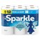 Sparkle PickASize Paper Towels 6 Double Rolls 660 Sheets Total Strong 2Ply Towels for Kitchen Cleanup and Everyday Messes