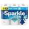 Sparkle PickASize Paper Towels 6 Double Rolls 660 Sheets Total Strong 2Ply Towels for Kitchen Cleanup and Everyday Messes