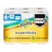 Bounty Essentials SelectASize Paper Towels 6 Double Rolls White 108 Sheets Per Roll