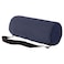 DMI Lumbar Roll Back Support Cushion Pillow Foam Lumbar Cushion with Cover and Strap Navy