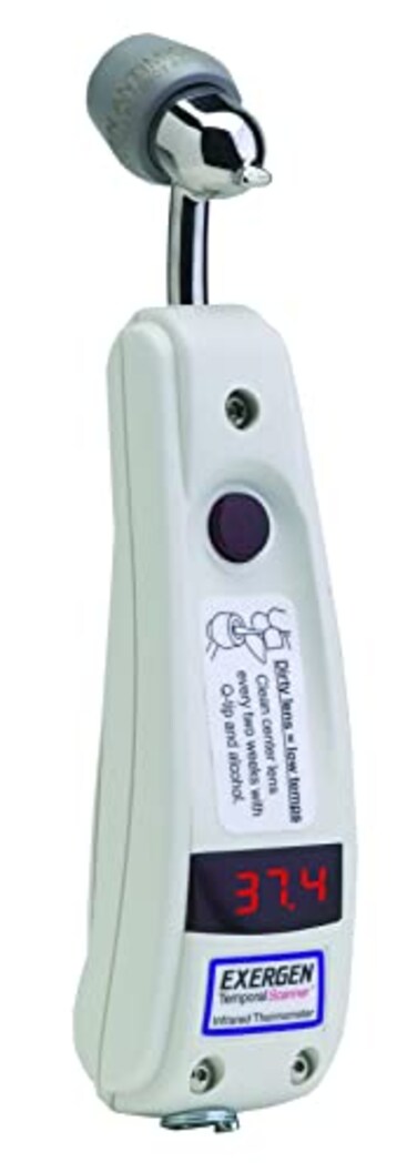 Exergen Temporal Scanner Temporal Contact Thermometer LCD Display 124275S 1 Each