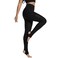 MD 1520mmHg Womens Open Toe Compression Pantyhose Stirrup Compressive Stocking Black SM
