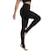 MD 1520mmHg Womens Open Toe Compression Pantyhose Stirrup Compressive Stocking Black SM