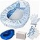 MINIVON Bedpan Set with 30 Super Absorbent Pads and Disposable Liners Bed Pans for Elderly Females Women and Men Comfortable Thick PP Extra Large Heavy Duty by