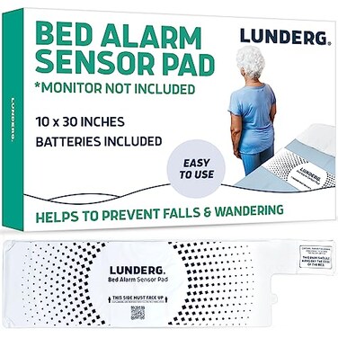 Lunderg Bed Alarm Pad 10 x 30 Pager NOT Included Wireless Replacement or Extra Sensor Pad for Lunderg Wireless Bed Alarm System Owners