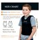 TOPARCHERY Black Deep Pressure Vest Sensory Compression for Autism Hyperactivity Mood Processing Disorders Small 14 x 24
