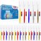 Navona 100 PCS Travel Toothbrush and Toothpaste Set Travel Toothpaste Bulk Toothpastes Individually Wrapped Bulk Toothbrush Ergonomics HandleMedium Soft Bristle Perfect for Hotel
