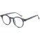 Dollger Blue light glasses for women round Men retro Blue Light eyeglass Blocking Computer Screen Glasses Transparent Grey