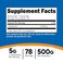 Nutricost LGlutamine Powder 500 Grams Blue Raspberry