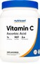 Nutricost Ascorbic Acid Powder Vitamin C 2 LBS Gluten Free NonGMO