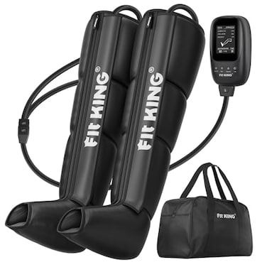 FIT KING Air Compression Recovery SystemDynamic Pressure for Circulation Improvement and Fast RecoverySequential Massage Boots for Athletes Large