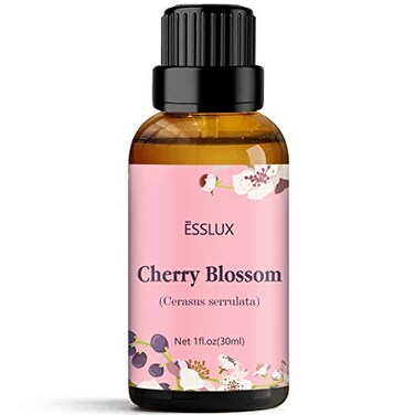 ESSLUX Cherry Blossom Essential Oil Aromatherapy Oils for Diffuser Massage Soap Candle Making Perfume 30 ml