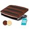COREMINDED Adjustable Under Desk Foot Stool Ergonomic Foot Rest with 7 Angles Walnut