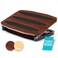 COREMINDED Adjustable Under Desk Foot Stool Ergonomic Foot Rest with 7 Angles Walnut