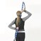 ProStretch StretchRite Physical Therapy Stretching Strap with Grip Handles for Sore and Tight Muscles Includes Instruction Guide BlueWhite
