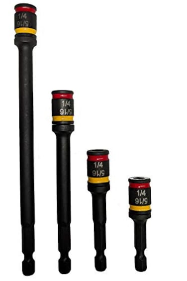 Malco MALCOMBO4 Combo Kit of 4 Reversible Drivers Black