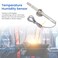 Jeanoko Temperature Humidity Sensor 420mA Output Temperature Humidity Transmitter Probe for Detection