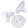 TTSAM Silicone Earring BacksClear Rubber Earring BacksEarring Safety Back Stopper Clutch Ear Locking with Pad Pack of 100