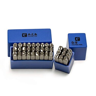 Capri Tools Professional 316 in Letter and Number Stamp Set 36Piece