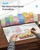 ARTDOT 60Piece Diamond Art Storage Trays Kits for Adults with Lids 2in1 Stackable Diamond Painting Accessories and Tools