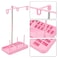 Walfront 3 Spool Stand Holder Multifunction Embroidery Thread Quilting Rack Sew Quilting for Home Sewing Machine