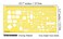 Traceease Map Drafting NATO Troop Template Drawing StencilDesigning Template Measuring Ruler