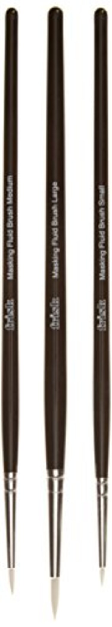 Frisk Set of 3 Artcoe Masking Fluid Brushes Sable White