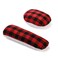WRINGKIT 2 Pack Tailors Ham Solid Seam Roll Set Linen and Doll Cotton Press Ham Tailors Ironing Ham for Ironing Darts Collar Long Seam Red and Black Plaid