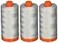 Aurifil 3PACK A10502600 Mako Cotton Thread Solid 50WT 1422Yds Dove