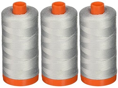 Aurifil 3PACK A10502600 Mako Cotton Thread Solid 50WT 1422Yds Dove