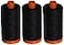 Aurifil 3PACK A10502692 Mako Cotton Thread Solid 50WT 1422Yds Black